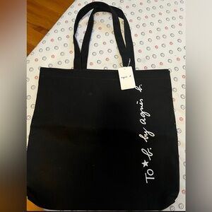 Sgnes B. Black Tote Bag NWT bought in Japan